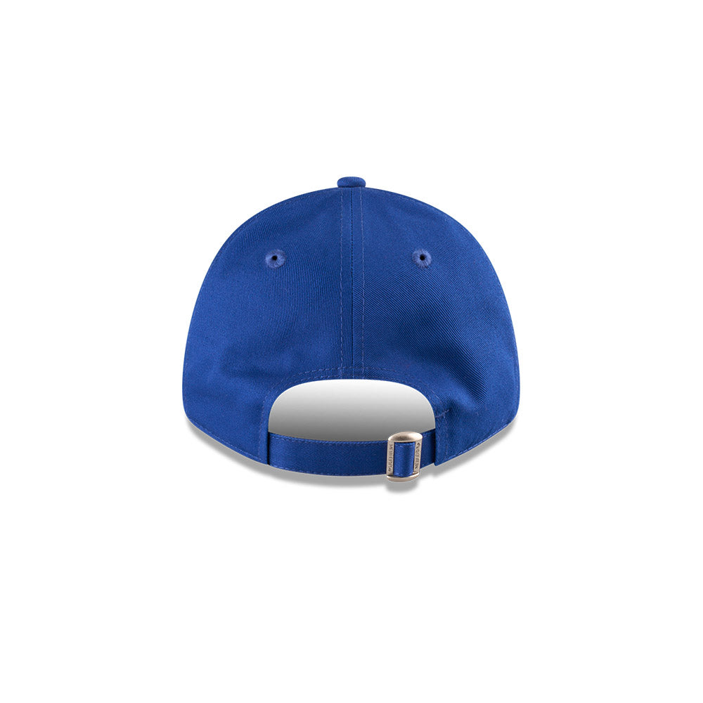 New Zealand Warriors Youth Hat - NRL 2025 Badged Blue OTC 9Forty Kids Strapback Cap - New Era